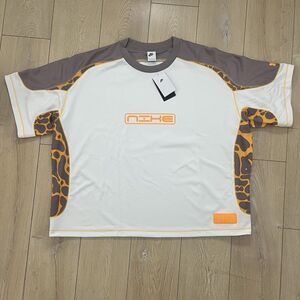 Nike Project F.R.O.G. Oversized T-Shirt White Taupe Grey Sundial Size 3XL